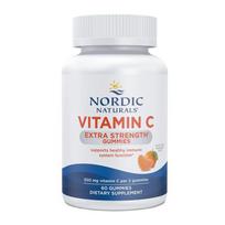 Nordic Naturals Vitamin C Extra Strength Gummies, Tangerine - 60 guminukų