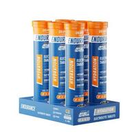 Applied Nutrition Endurance Hydration Electrolyte Effervescent Tablets, Orange - 6 x 20 tablečių