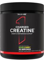 Rule One Charged Creatine, Sour Candy - 240 gramų