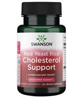 Swanson Red Yeast Rice Cholesterol Support - 60 kapsulių