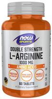 NOW Foods L-Arginine, 1000mg - 60 tablečių