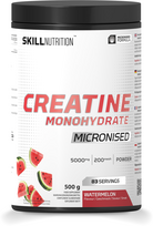 Skill Nutrition Micronised Creatine Monohydrate Flavoured, Watermelon - 500 gramų
