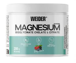 Weider Magnesium Bisglycinate Chelate & Citrate, Berry - 200 gramų