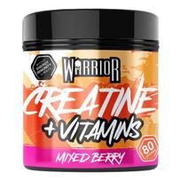 Warrior Creatine + Vitamins, Mixed Berry - 360 gramų