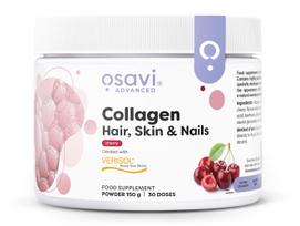 Osavi Collagen Peptides (Hair Skin & Nails), Cherry - 150 gramų