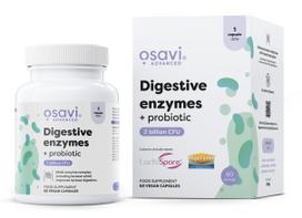 Osavi Digestive enzymes + probiotic - 60 kapsulių