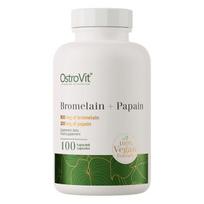 OstroVit Bromelain + Papain - 100 kapsulių