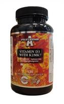 Apollo's Hegemony Vitamin D3 with K2 MK7 - 120 kapsulių
