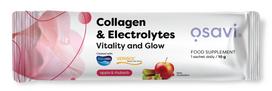 Osavi Collagen Electrolytes Vitality and Glow, Apple & Rhubarb - 10 gramų (1 serving)