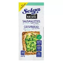 Duonos traškučiai SELGA NATURE su čiobreliais, 200 g