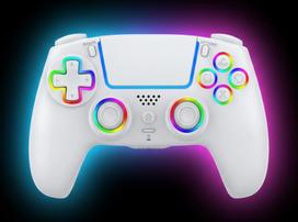 Deep Explorer - Wireless RGB Pro controller - PS5 (White)