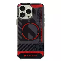 Audi IML Sport MagSafe iPhone 16 Pro Max 6.9" Black Hard Case AUS-IMLMIP16PM-RSQ|D2-BK