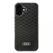 Audi IML Stitching Pattern MagSafe iPhone 16 Plus 6.7" Black | Black Hard Case AU-IMLMIP16M-Q5 | D3-BK