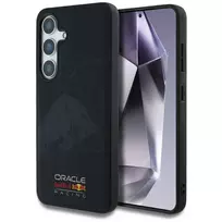 Red Bull Case, Leather Meshed Debossed Bull, MagSafe for Samsung Galaxy S25, navy