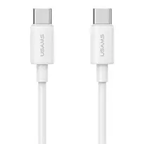 USAMS YD Series SJ711USB02 data transfer and charging cable | USB-C to USB-C | 60W | 1m | white