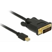 Kabel Delock DisplayPort Mini - DVI-D 2m Black (83989) | 83989 | 4043619839896