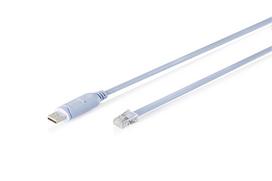 USB TO RJ45 CONSOLE CABLE 18M FT232RNLCHIPSETLIGHT BLUE
