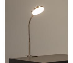 LED lempa su spaustuku LED/3,2W/230V matinis chromas