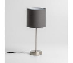 LED stalinė lempa 1xE14/5W/230V pilka/matinis chromas