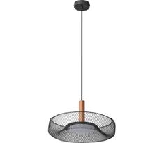 Osram - LED pakabinamas šviestuvas su laidu DECOR MESH LED/18,5W/230V skersmuo 40 cm juodas/guminmedis