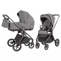 2in1 vežimėlis Carrello Ultra CRL-6527, Metal grey