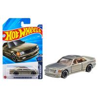 Hot Wheels Mainline Modeliukas 89 Mercedes Benz 560 SEC AMG Grey/Gold Long Card (yra Sandėlyje)