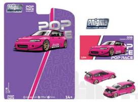 PRE-ORDER Pop Race Modeliukas 1/64 Pandem Civic EG6, pink