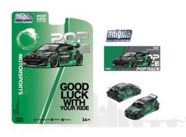 PRE-ORDER Pop Race Modeliukas 1/64 Pandem GR Yaris *MotorSports*, green/black