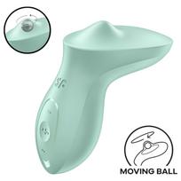 Satisfyer Exciterrr - sukančias karoliukais klitorio vibratorius (žalias)