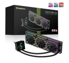Gamemax CPU Liquid Cooler | HAILSTORM 360 LCD BK | Black