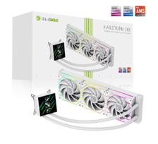 Gamemax CPU Liquid Cooler | HAILSTORM 360 LCD WH | White