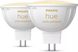 Hue smart bulbs MR16, White Ambiance, GU5.3, 5.1W, 400lm, 2 pcs. 929003575202 | 8719514491588