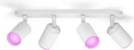 Hue Fugato spot luminaire, white 4x4.2W 230V White and color ambiance 929003810501 | 8720169319578