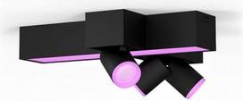 Hue Centris 3-spot, ceiling luminaire, black White and color ambiance 929003809001 | 8720169318670