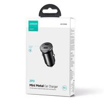 Joyroom JR-CCN06 30W 2x USB-C mini automobilių kroviklis metalas - juodas