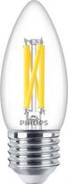 LED bulb 3.4W (40W) E27 927 B35CL G 470lm 2200-2700K MAS LEDCandle 929003012382 | 8719514449435