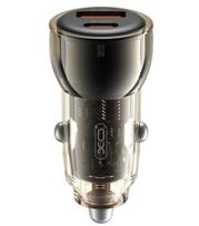 Juodas automobilinis 60W USB-C / USB-A įkroviklis "XO CC60"