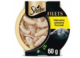 SHEBA Filets šlapias kačių maistas su vištiena padaže 60 g