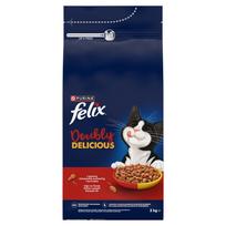 Felix Doubly Delicious suaugusių kačių maistas su skaniu jautienos ir vištienos mišiniu, 2 kg