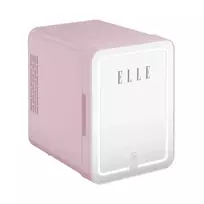 Mini šaldytuvas su LED veidrodėliu ELLE 4L violetinis