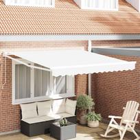 Ištraukiama markizė Balta 350 x 250 cm Poliesteris ir aliuminis