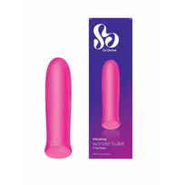 Rechargeable Wonder Bullet Vibrator Pakraunamas kulkos vibratorius Pink