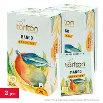 Mangų žalioji arbata, maišeliuose (folijos konvertuose), Tarlton, 2x(1,5g x 20vnt.)