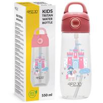 Vaikiška vandens gertuvė 550 ml (pilis) – kasdieniam naudojimui namuose, mokykloje ir kelyje