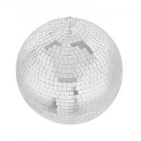 Disko rutulys, 30 cm, sidabrinis, stiklas