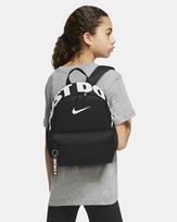 Nike vaikiška kuprinė Brasilia 11L DR6091*010, juodas/baltas