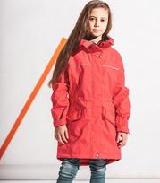 Lenne parka mergaitėms 45g Pippa 23266*185, koralas