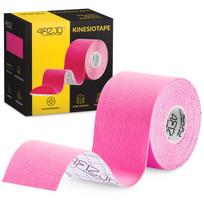 Kineziologinė juosta teipas kinesio tape 4FIZJO 5x5 m rožinė - sportinė juosta
