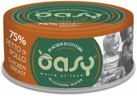 Kačių maistas - Oasy More Love vištienos krūtinėlės drėgnas kačių maistas 70g