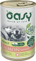 Šunų maistas - Oasy One Protein Adult Medium/Large lašiša Wet 400g